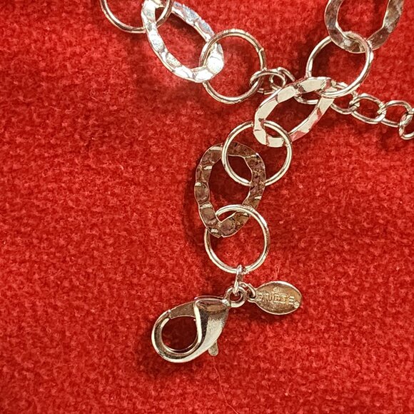 Chico's Vintage Bamboo and Silver Circular Dangle Fringe Statement 22" Necklace - Picture 16 of 16